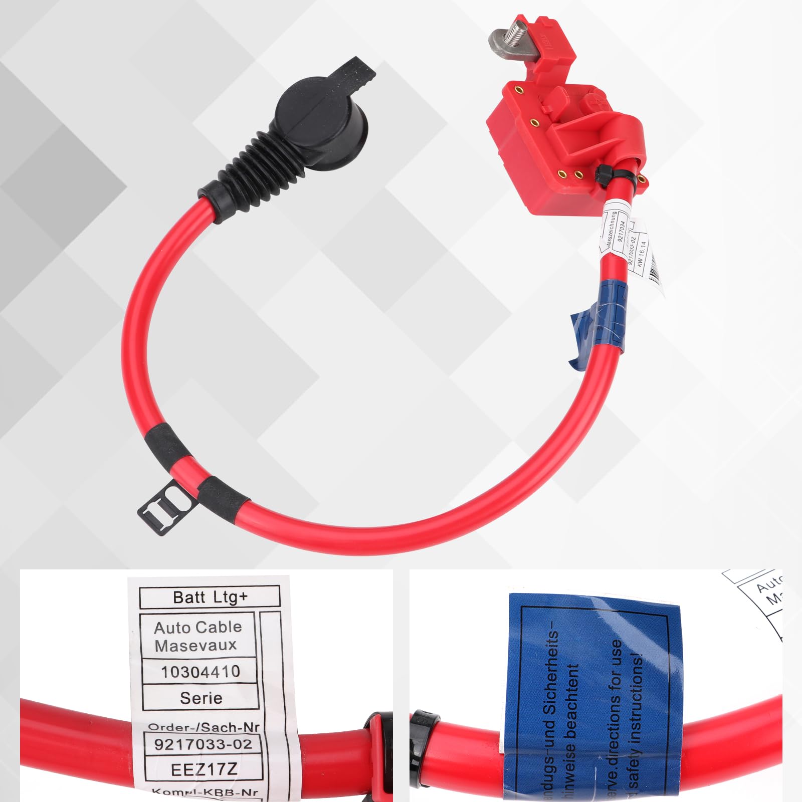 Amazon.com: 61129217033 Battery Positive Terminal Cable (Plus Pole