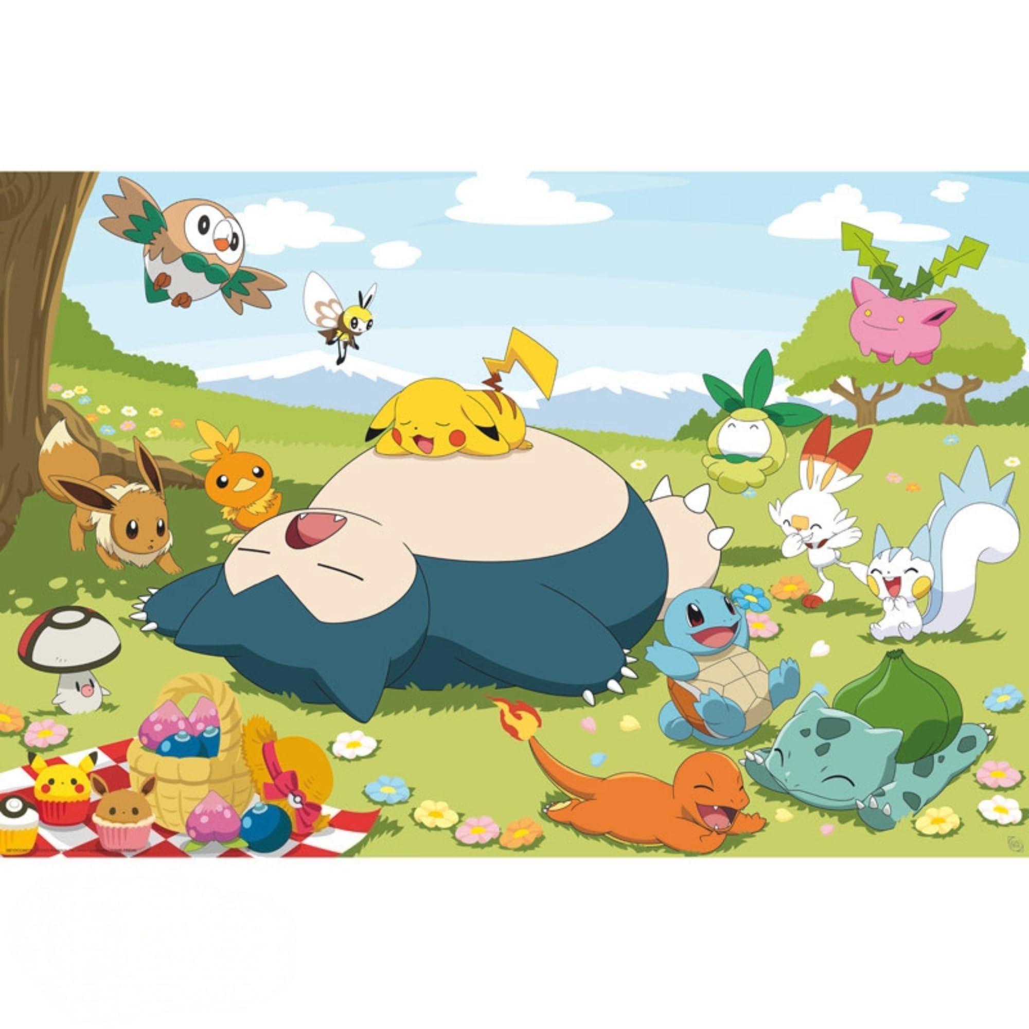 Gb Posters Multi Gb Eye Pokémon Picnic Day 61 X 91.5Cm / 24.2 X 35.8 Inches Maxi Poster - Shipped Rolled - Art Poster - Wall Posters - Posters & Prints | Pokémon Merchandise