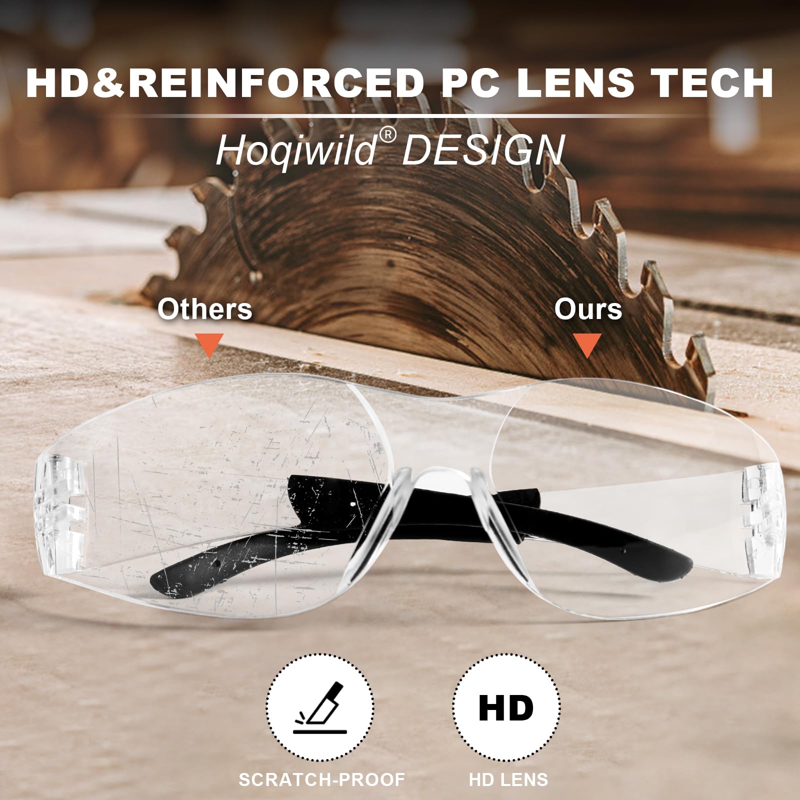 Transparente Schutzbrille Bulk ANSI Z87.1