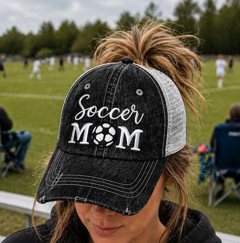 Gorra dama estilo Soccer Mom gris oscuro modelo 701 miniatura 2