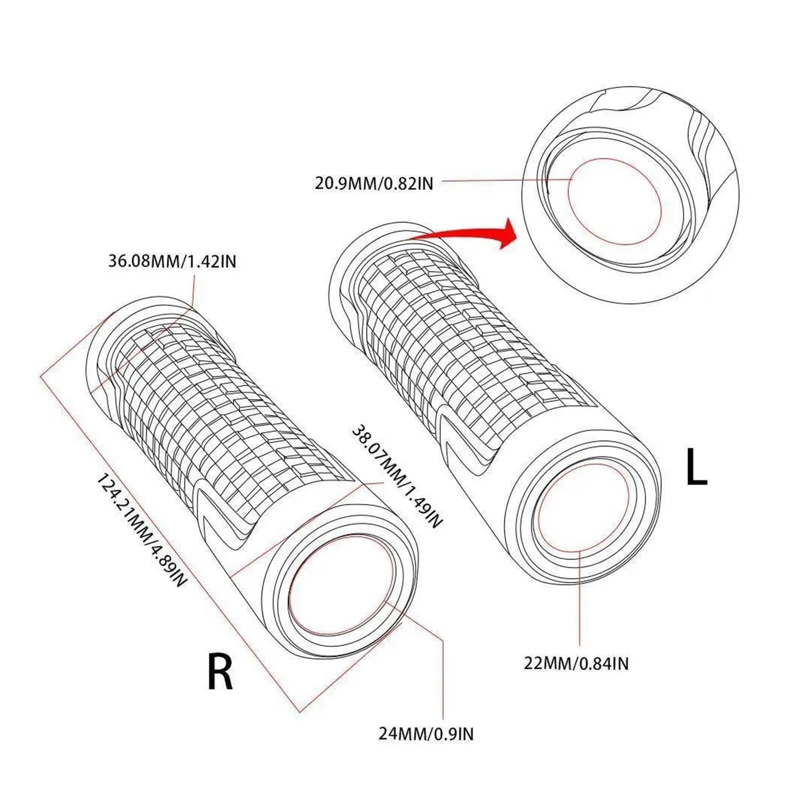 Empuñaduras Moto Antideslizantes y Resistentes para S1000RR S1000R HP4 2011 2012 2013 2014 2015 CNC Empuñaduras De Manillar Extremos Peso Manillar Extremo De Agarre Antivibración Silder
