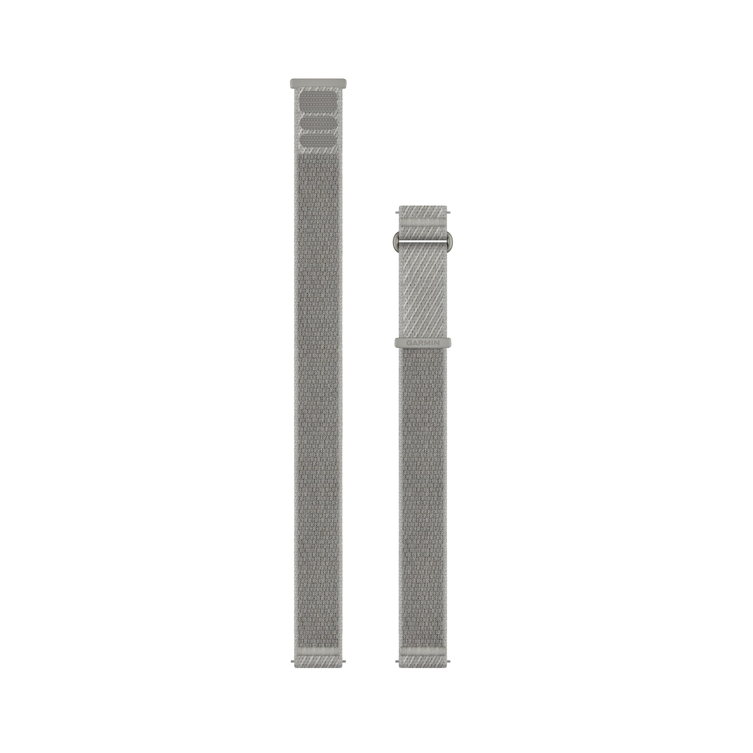 Garmin 18 mm Quick Release ComfortFit fabric bands, Original accessory, Compatible with a range of smartwatches, Light Sand/French Grey