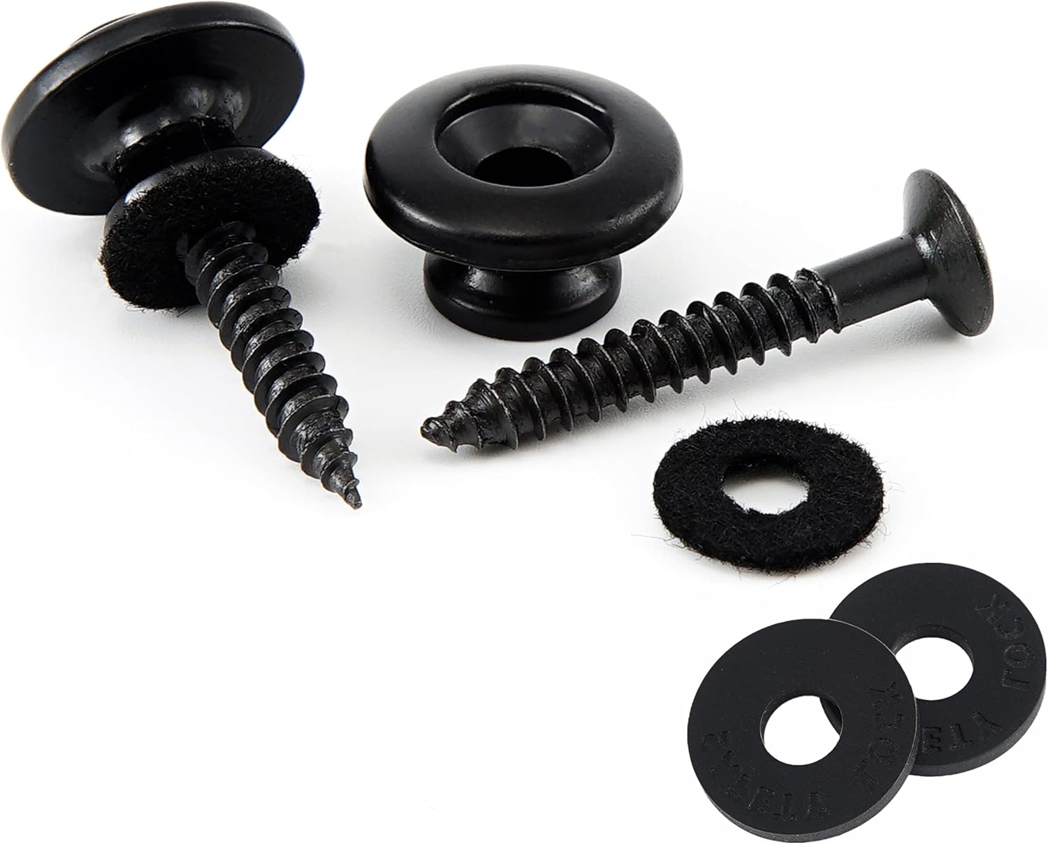 Miwayer Guitar Strap Locks Ukulele Straplock Bass Strap Buttons Metal Strap Retainer