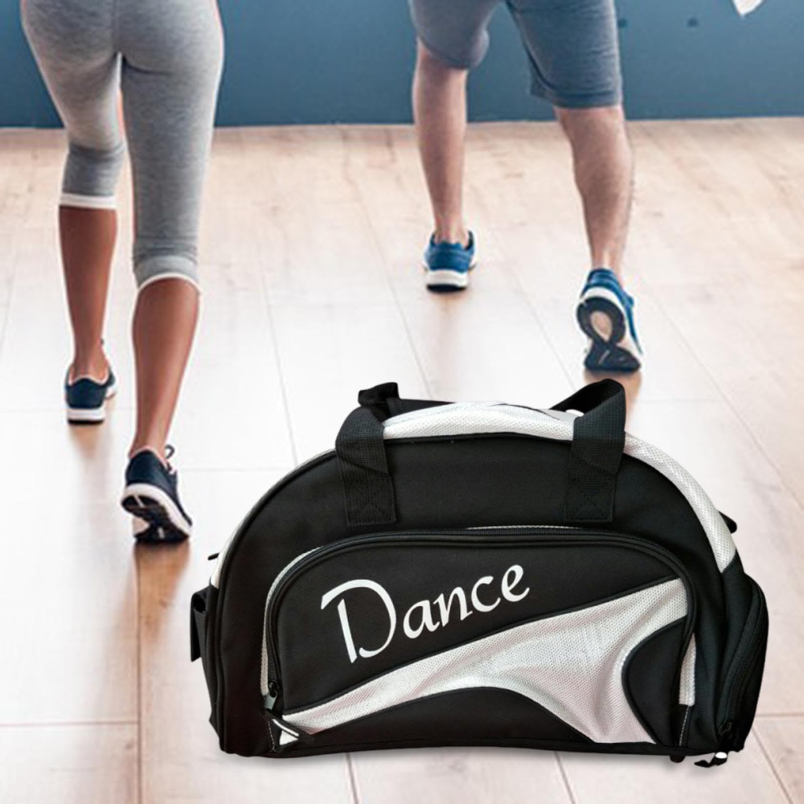 Gralara Tanz Reisetasche mit Schuhfach, Damen Sporttasche für Camping, Tanzen,