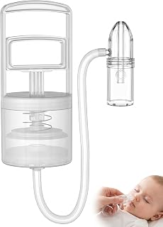 Nasensauger Baby – Tragbarer Handabzieher mit regulierbarer Saugkraft, schonend für Neugeborene & Kleinkinder, hygienisch & leicht zu reinigen