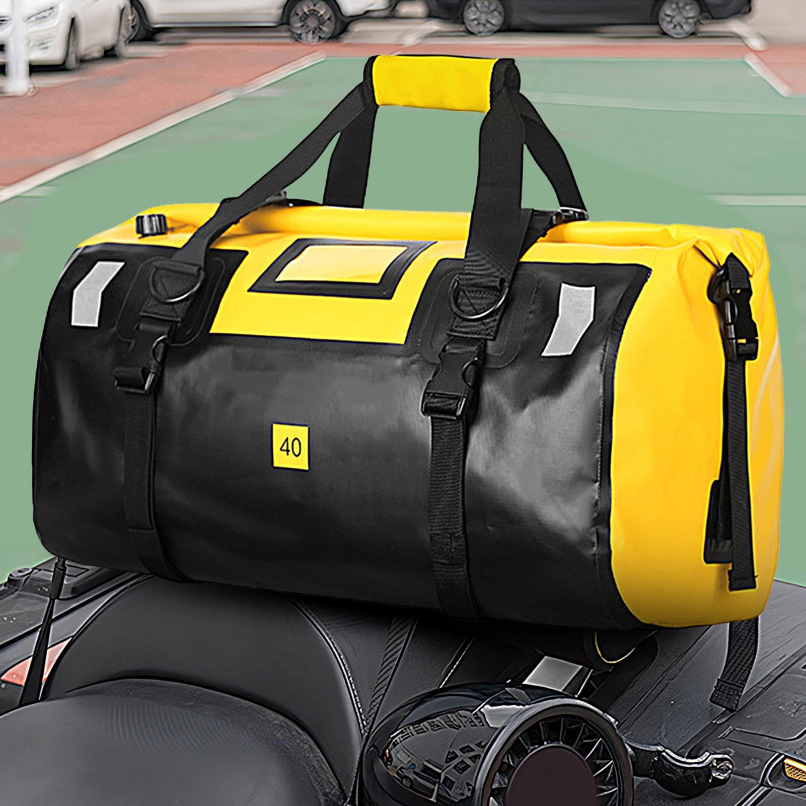 Baga? motocyklowy, du?y, suchy plecak 40 l, motocykl, torby podsiod?owe