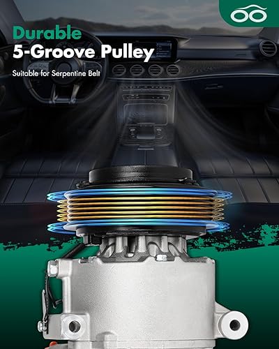 Miniatura 33 de SCITOO CO 10739C - Compresor de CA compatible con Honda Element 2.4L 2003 2004 2005 2006 2007 2008 2009 2010 2011