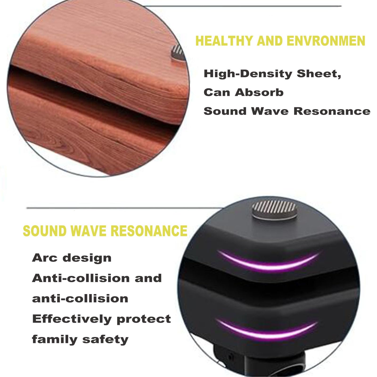 Supporto di isolamento per subwoofer, base antivibrazione per monitor da studio, home theater