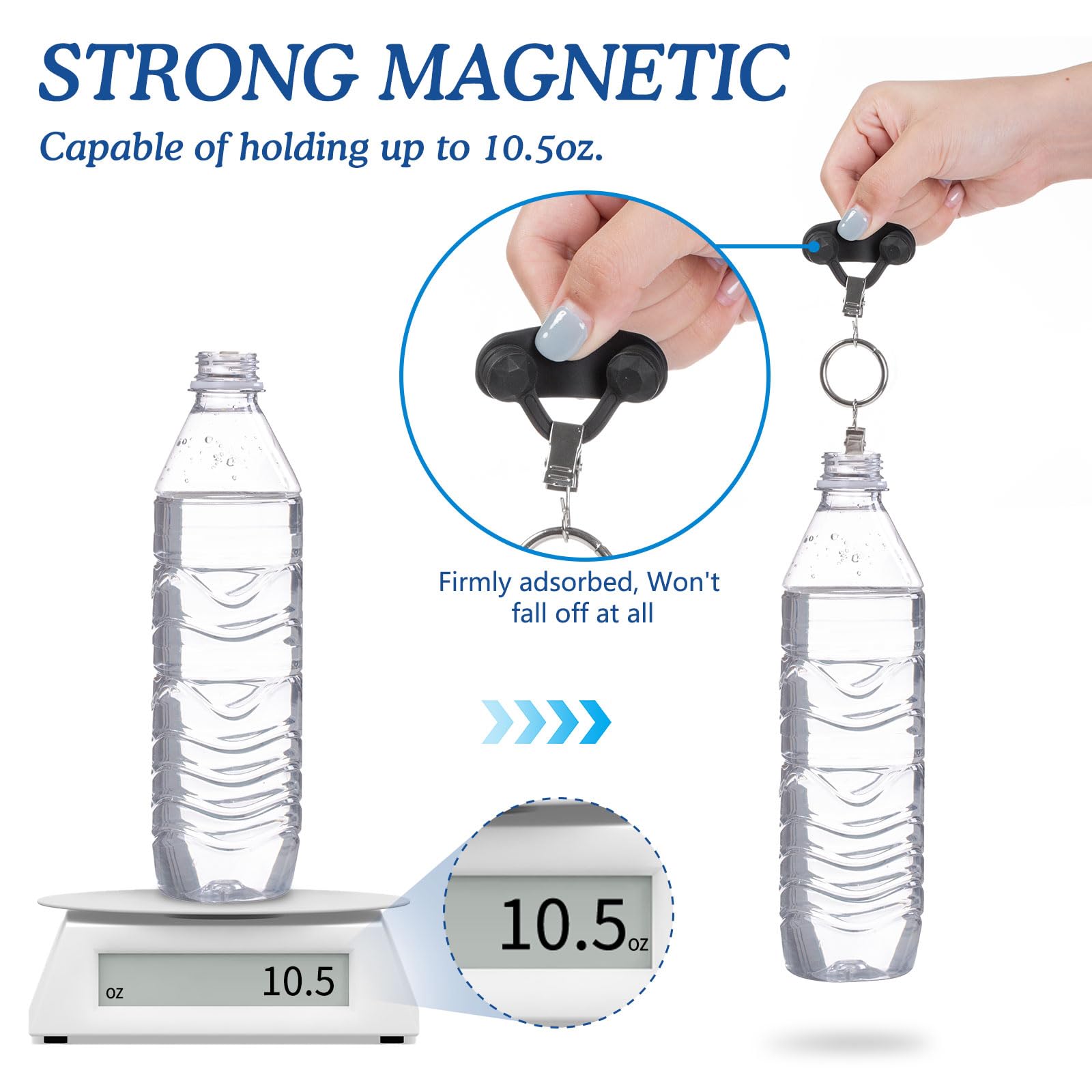 2 Pcs Magnetic Eyeglass Holder for Shirt, Magnetic Eye Glass Holder with Clip, Strong Magnetic Name Badge Holder, Stylish Glasses Accessories for Women, Gifts for Mom and Dad