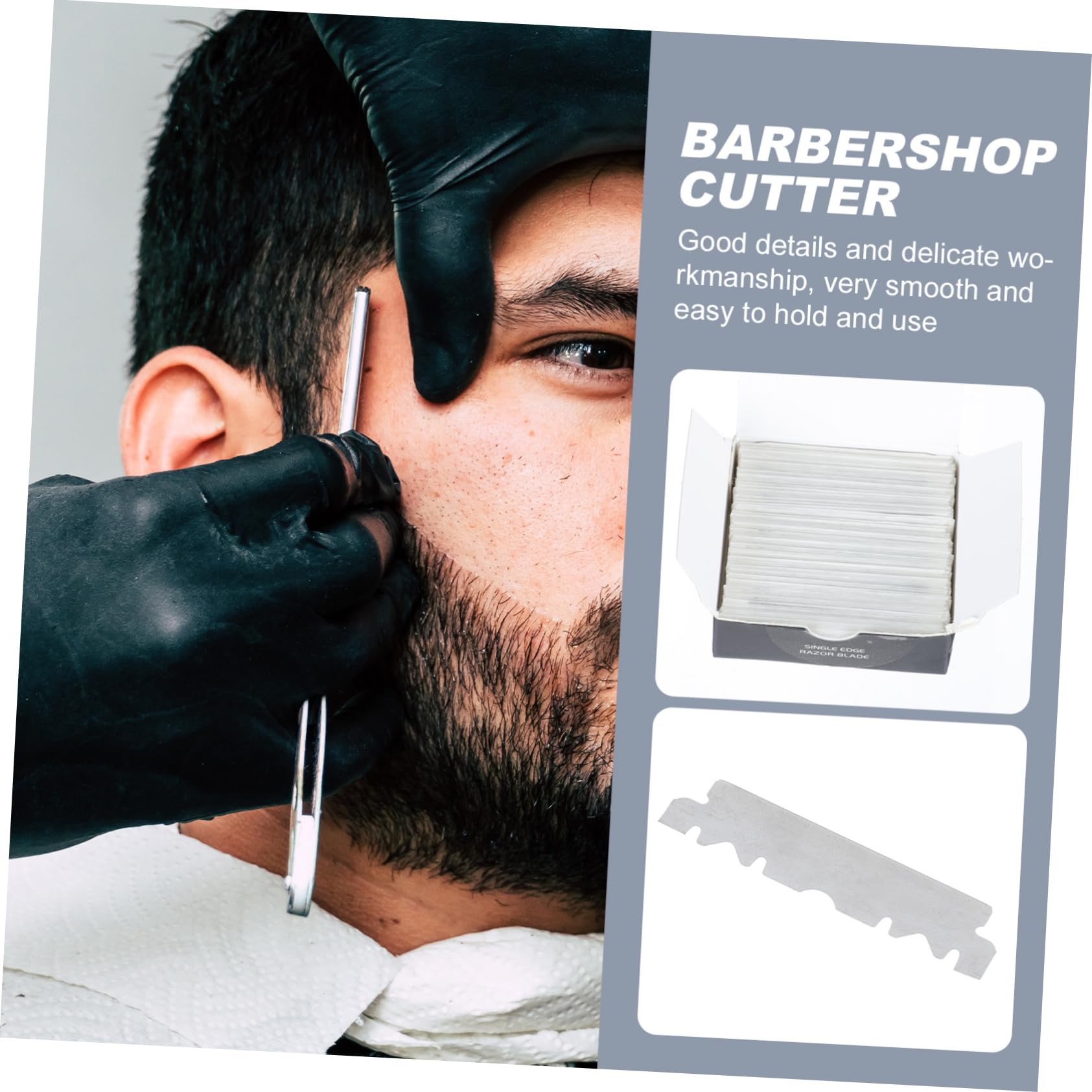 Cuchilla De Afeitar Maquinilla De Afeitar Maquinillas De Afeitar De Afeitar Para Hombres Cuchillas De Afeitar Para Hombres Silver 100 Piezas*4