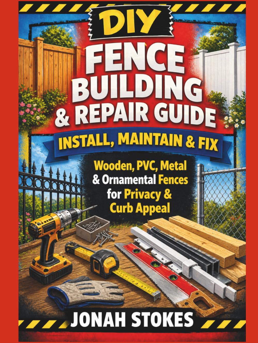 Fence Building & Repair Guide: Install, Maintain & Fix Wooden, PVC, Metal & Ornamental Fences for Privacy & Curb Appeal (The Workshop Expert Series)