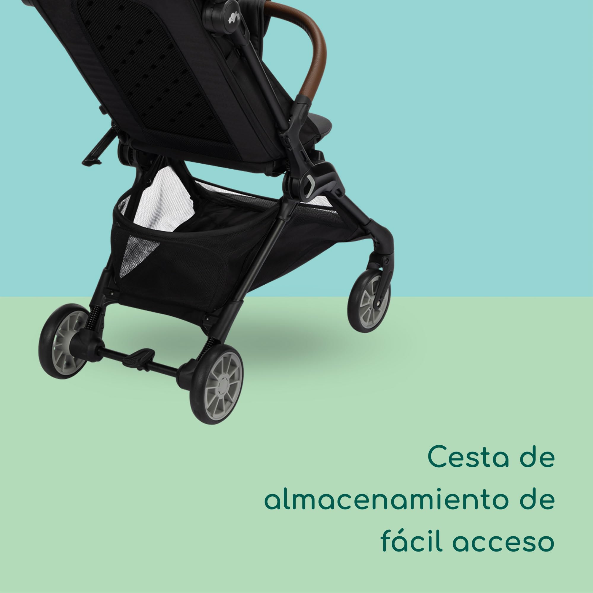 Bebeconfort Zephir, Silla Paseo Compacta, 0-4 Años (22 kg máx.), Silla Paseo Ligera para Viajar(5,6 kg), Apta para Cabina Avión, Asiento con Reclinación Total, Cesta Almacenamiento, Mineral Graphite