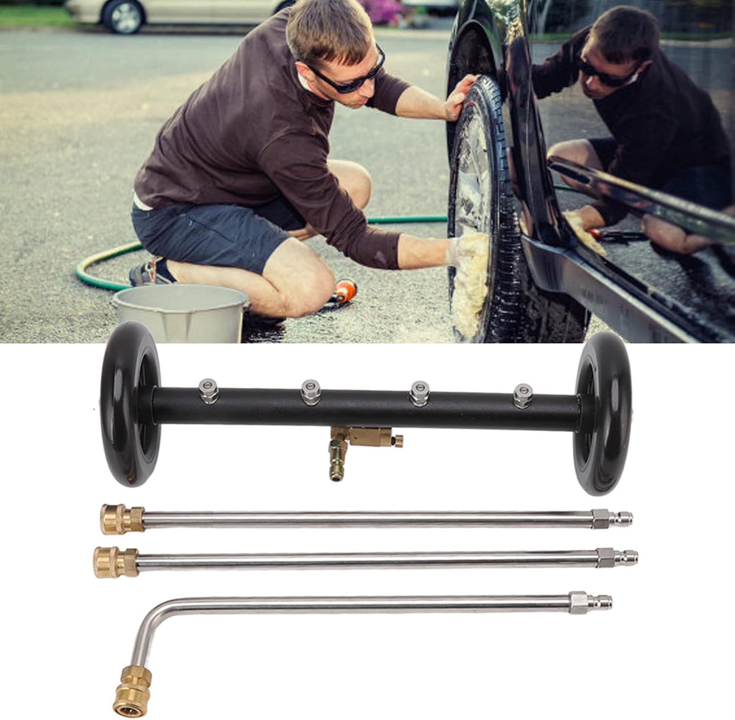 Socobeta Undercarriage Pressure Washer, Undercarriage er Quick Black for Truck