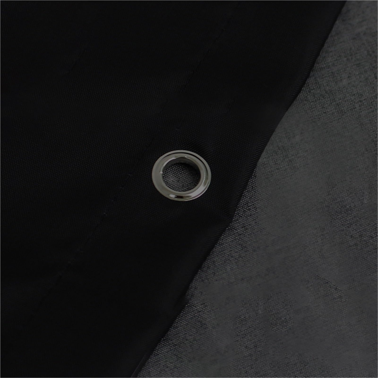 Tenda Doccia Tenda da bagno bianca e nera in tinta unita addensata Tende doccia semplici impermeabili grigio scuro antimuffa for il a prova di muffa(DARK GRAY,W220xH200cm)