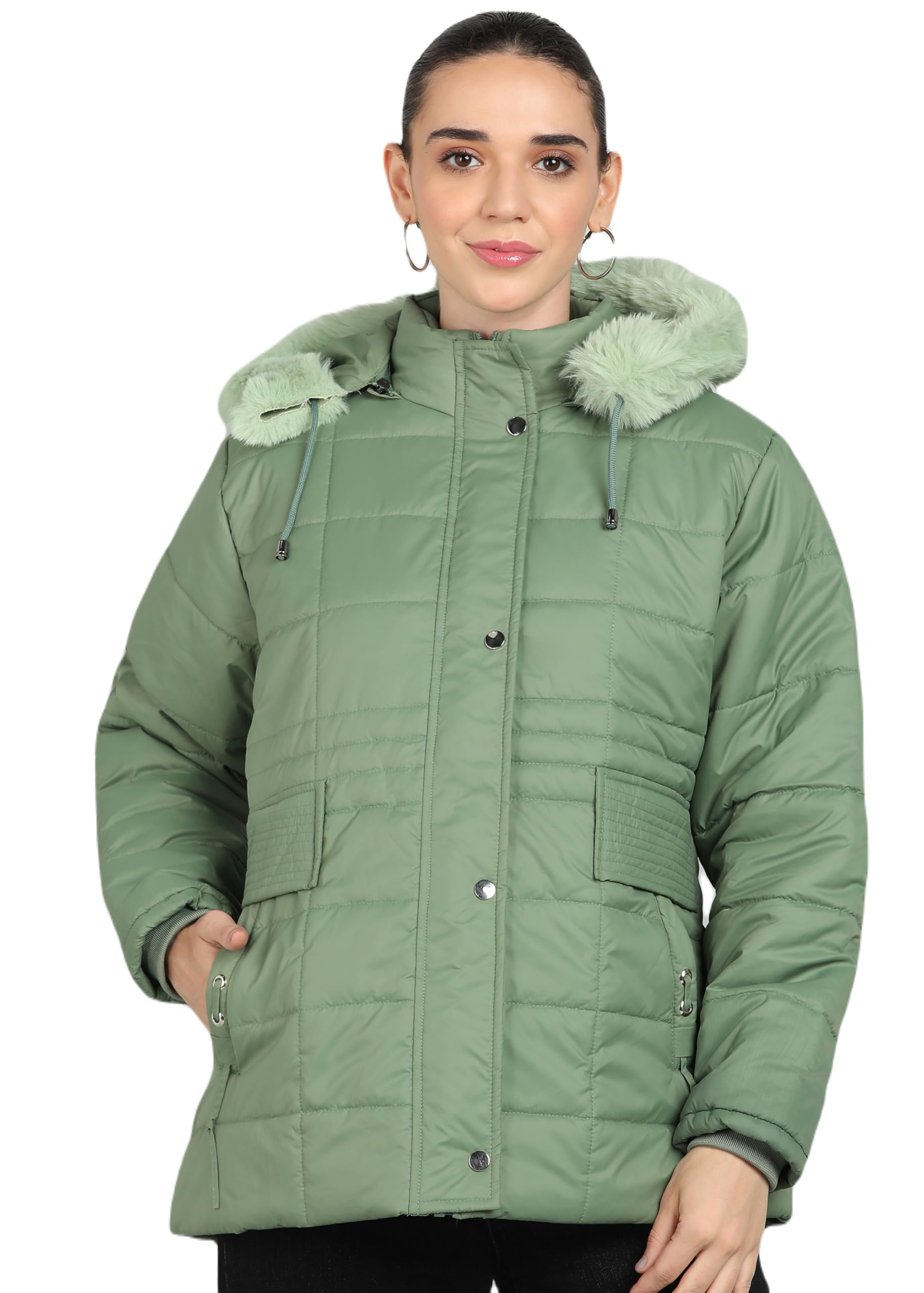 ellipse Nylon Full-Sleeve Winter Jacket With Detachable Hood-picture-51