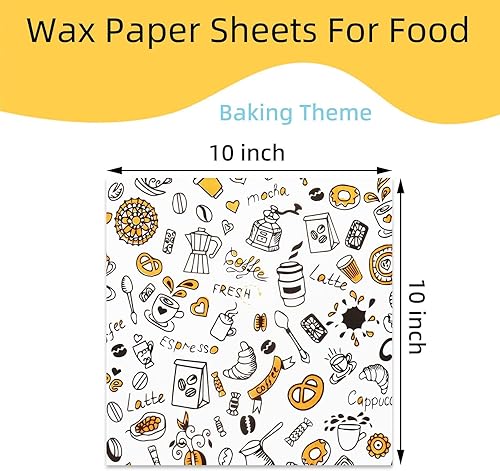 Miniatura 8 de 300 hojas de papel de cera para festivales de 11 x 15 pulgadas, hojas de papel de delicatessen, papel de envoltura de sándwich resistente a la