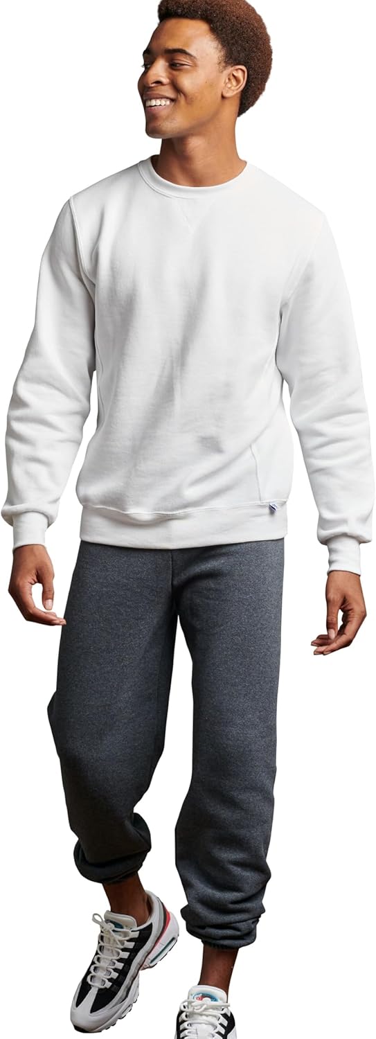 Russell Athletic Men's Dri-Power Closed Bottom Sweatpants (No Pockets), Black Heather, 3X-Large - Image 4