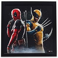 Vista 8 de Marvel Avengers - Decoración de pared de madera enmarcada con Capitán América, Iron Man y más - Arte de pared clásico de Marvel Avengers