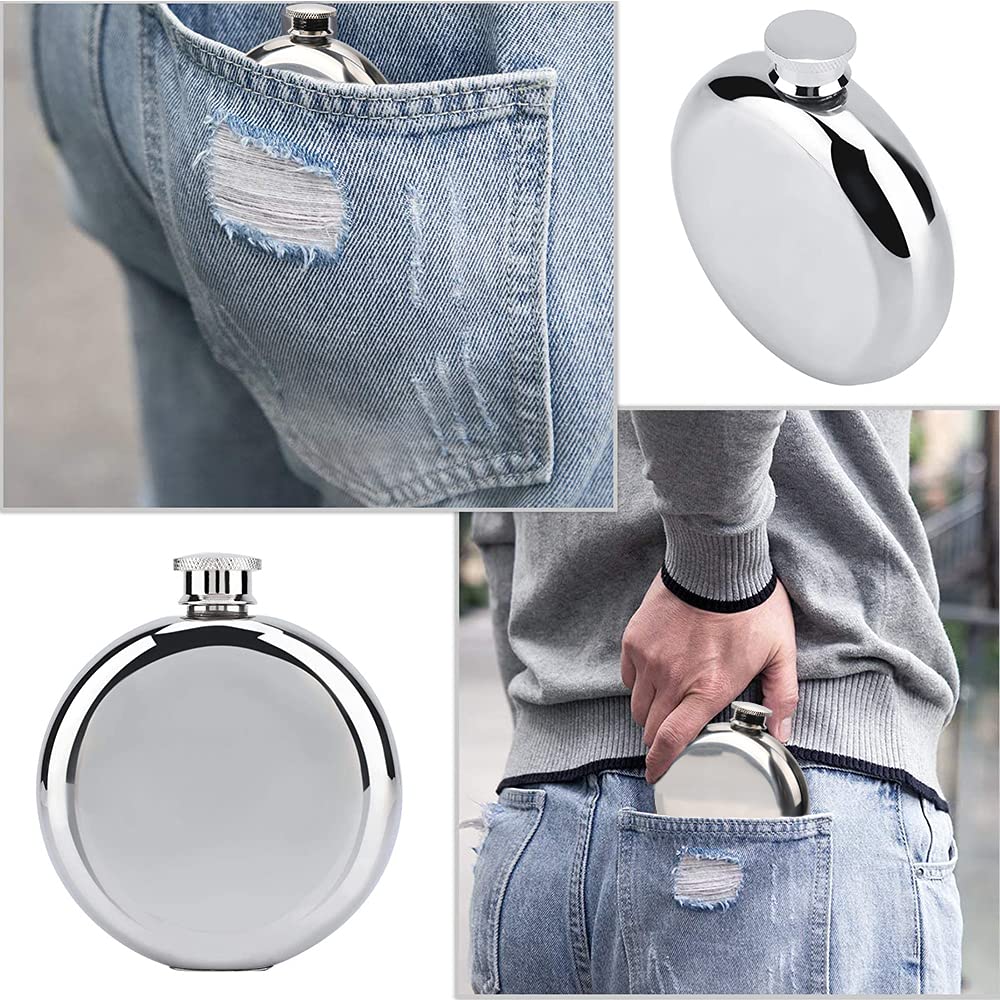 2 stuks heupfles voor dames, klein, roestvrij stalen heupfles voor vrouwen, whisky, alcohol, heupfles met trechter, draagbare heupfles voor wandelen, klimmen, vissen, kamperen 2 stuks heupfles voor dames, klein, roestvrij stalen heupfles voor vrouwen, whisky, alcohol, heupfles met trechter, draagbare heupfles voor wandelen, klimmen, vissen, kamperen