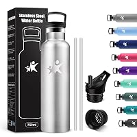 KollyKolla Borraccia Termica 750ml, Borraccia con CannucciaBorraccia con Cannuccia