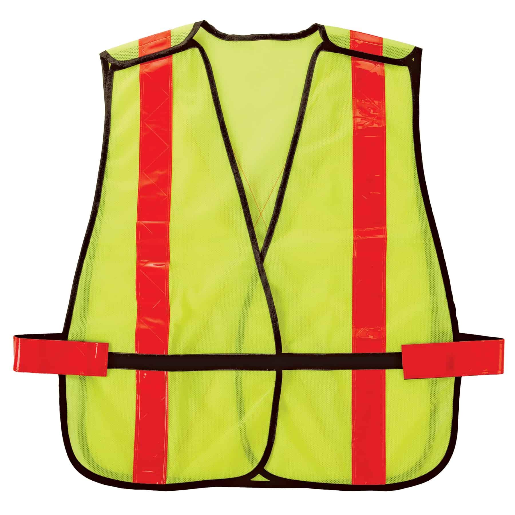 Ergodyne GloWear 8080BAX Hi-Gloss Breakaway Vest with X-Back, Lime