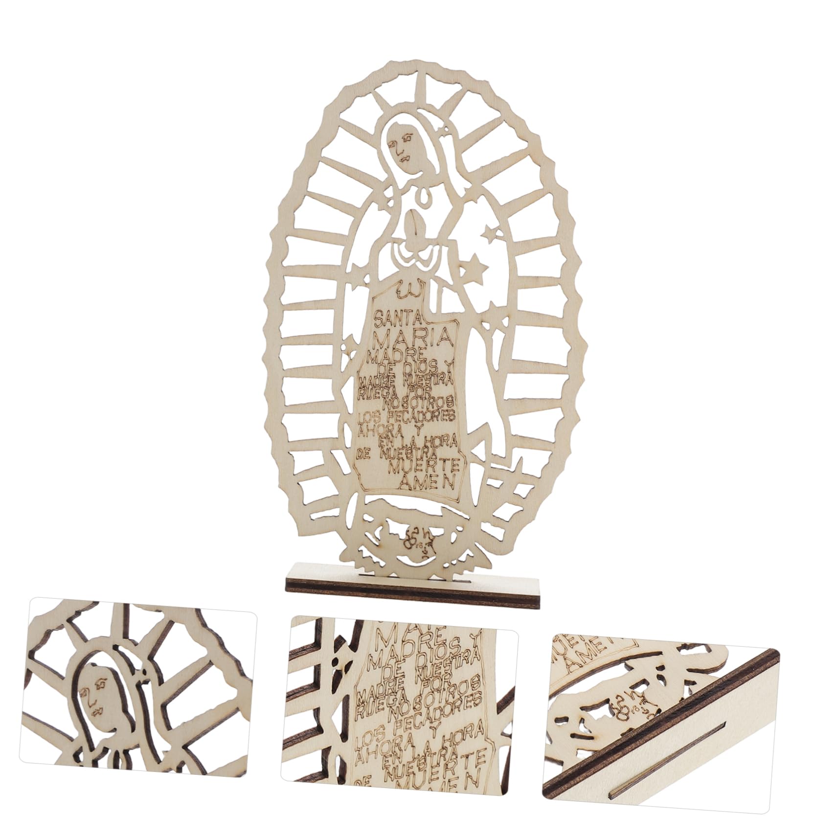 16stücke Teiliges Holz-tischdekoration Für Taufe Und Babyparty Stilvolle Religiöse Mittelstücke Für Hochzeiten Und Feierlichkeiten Elegante Baptism-dekoration Für Besondere