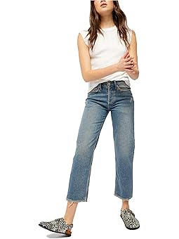 free people blue jeans