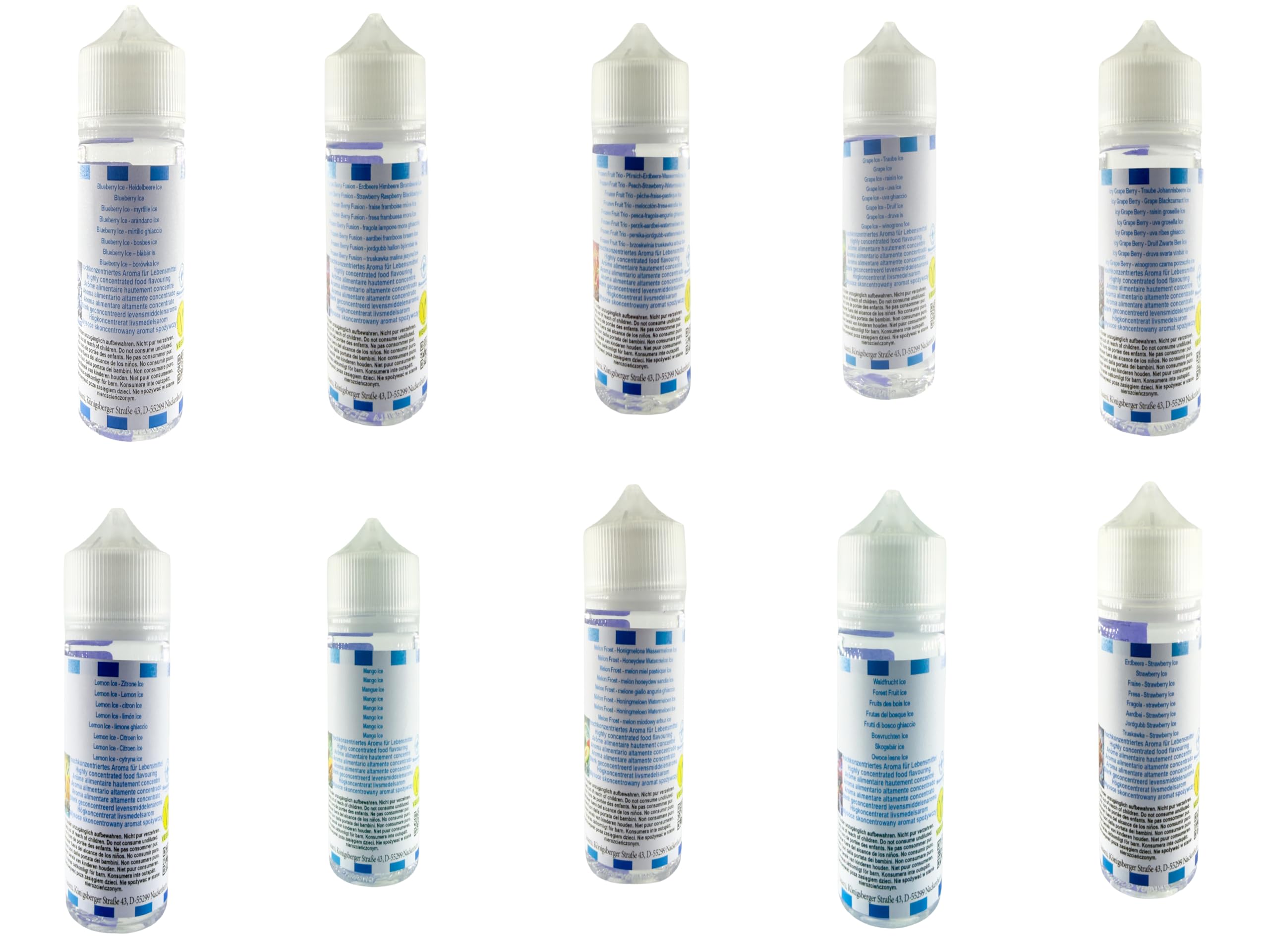 Frostbite Edition - Kolekcja Sasami Signature - Zestaw 10 x 10ml koncentratów aromatów - Wegańskie