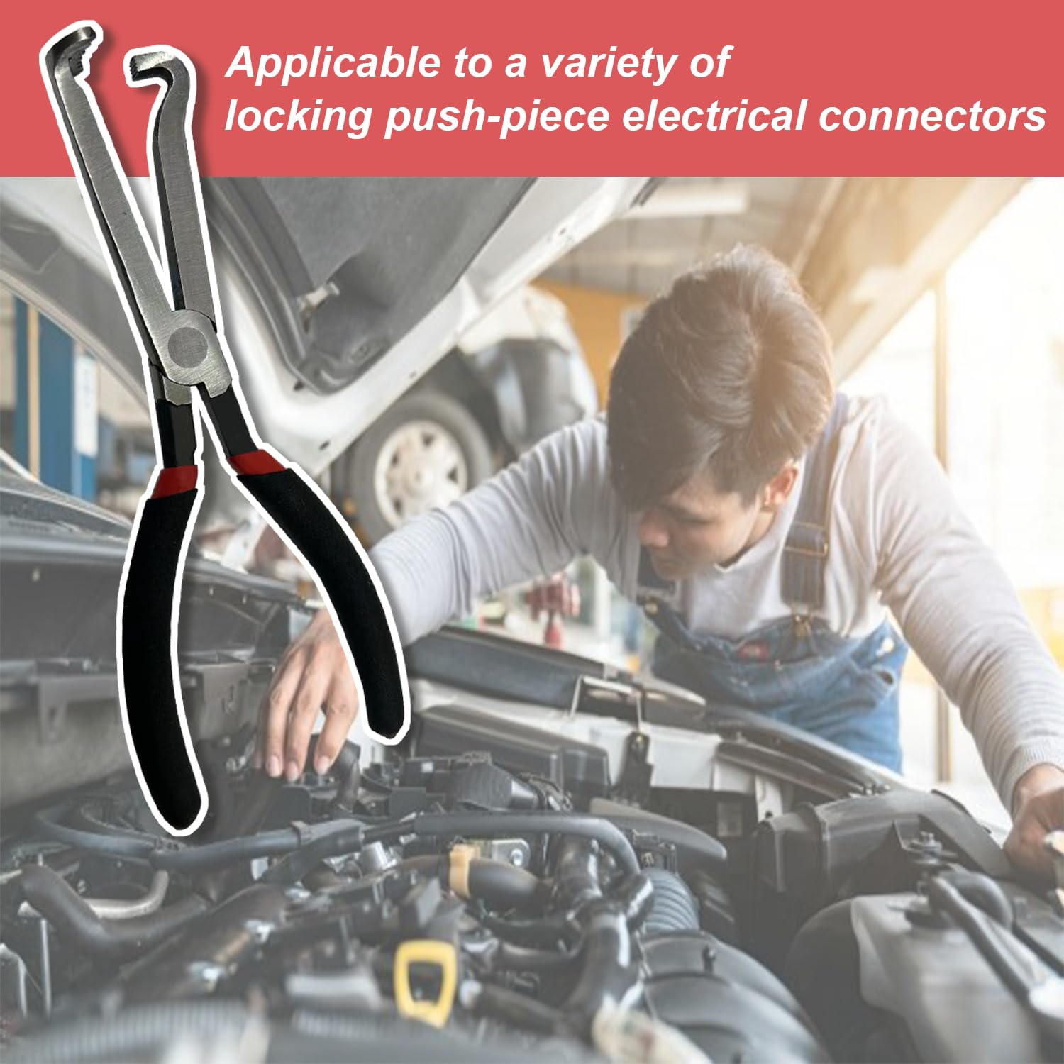 Pince à Déconnecteur électrique Pour Voiture - Pince Coupe-câbles Longue Portée Pour Bougies D'allumage Et Connecteurs