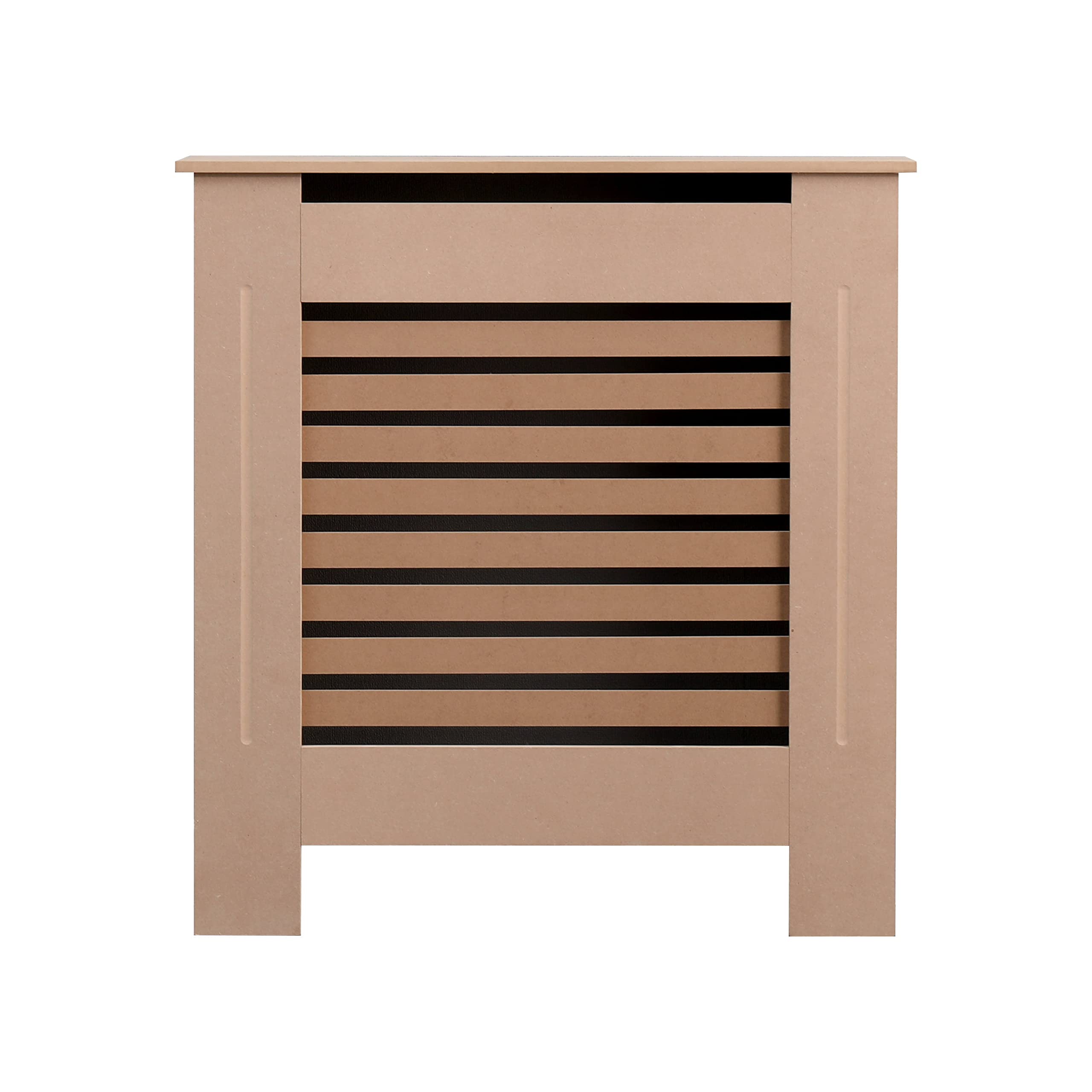 Avc Designs Kensington Radiator Cover Modern Mdf Wood Unfinished Horizontal Slat Living Room Bedroom Hallway Cabinet (Small) from B&Q
