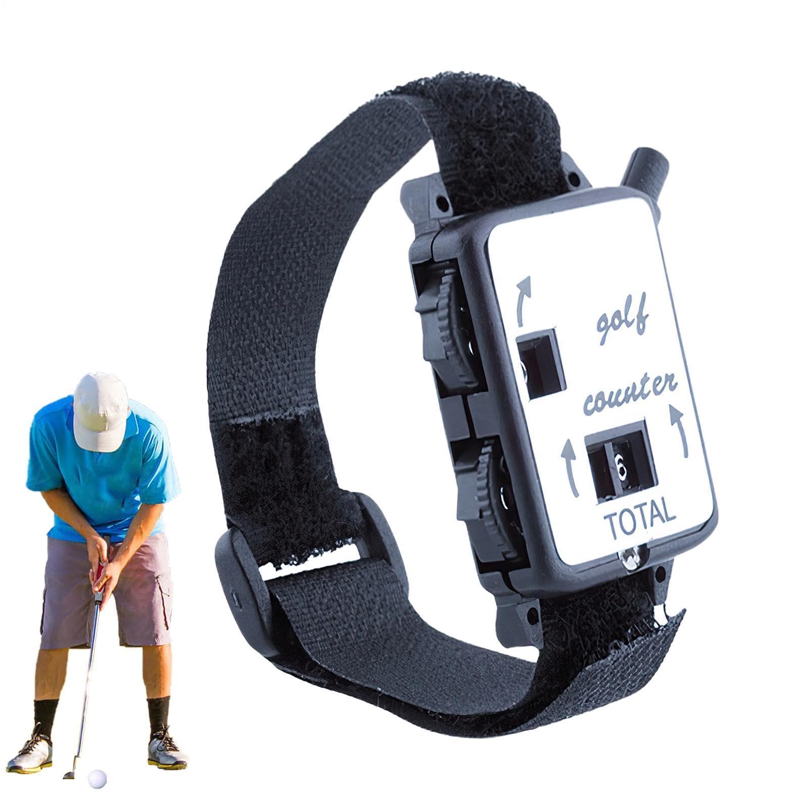 Contador de Puntuación de Golf - Grabador de Pulsera Manual - Mini Reloj Mecánico de ABS - Seguimiento de Deportes