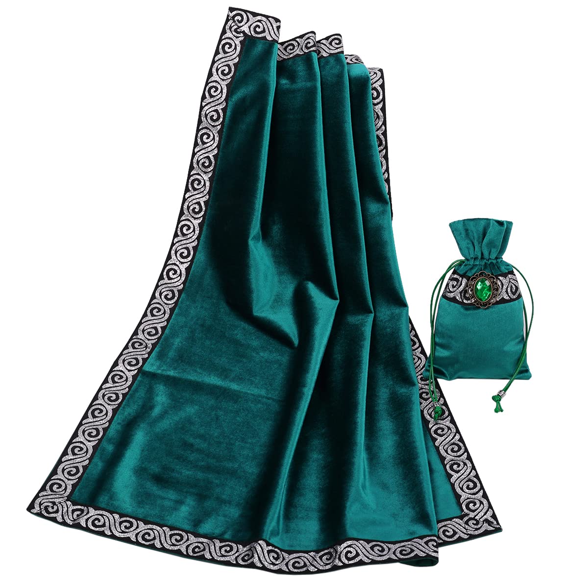 BLESSUME Tarot - Mantel de Terciopelo Wicca con Bolsa de Tarot