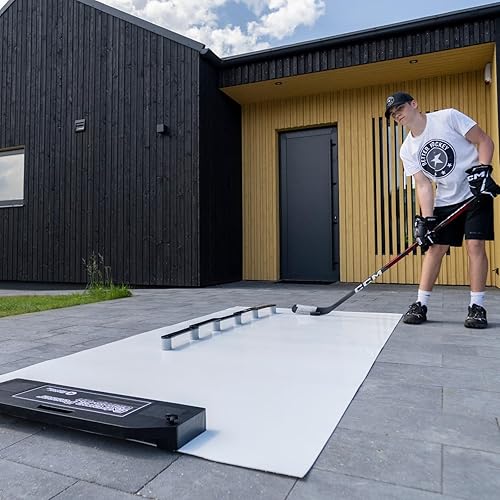 Miniatura 5 de Better Hockey Extreme Passer Puck Rebounder - Abrazadera profesional profesional de calidad deportiva ayuda de entrenamiento para pasar, disparar y