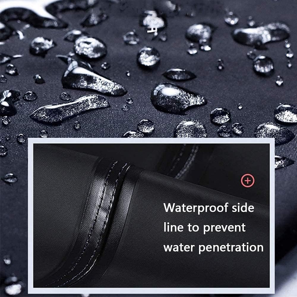 Regenanzug für Männer und Frauen, Regenkleidung, Jacke, Hose, Set wasserdicht, hohe Sichtbarkeit, winddicht, mit Kapuze, wasserdicht, Arbeit, Motorrad, Golf, Angeln XL