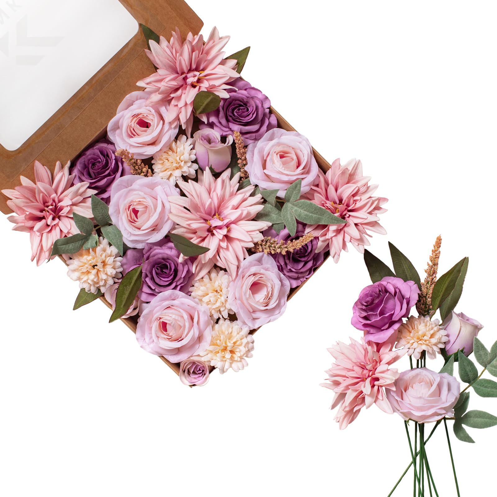 FANKO Artificial Flowers for DIY Bouquet