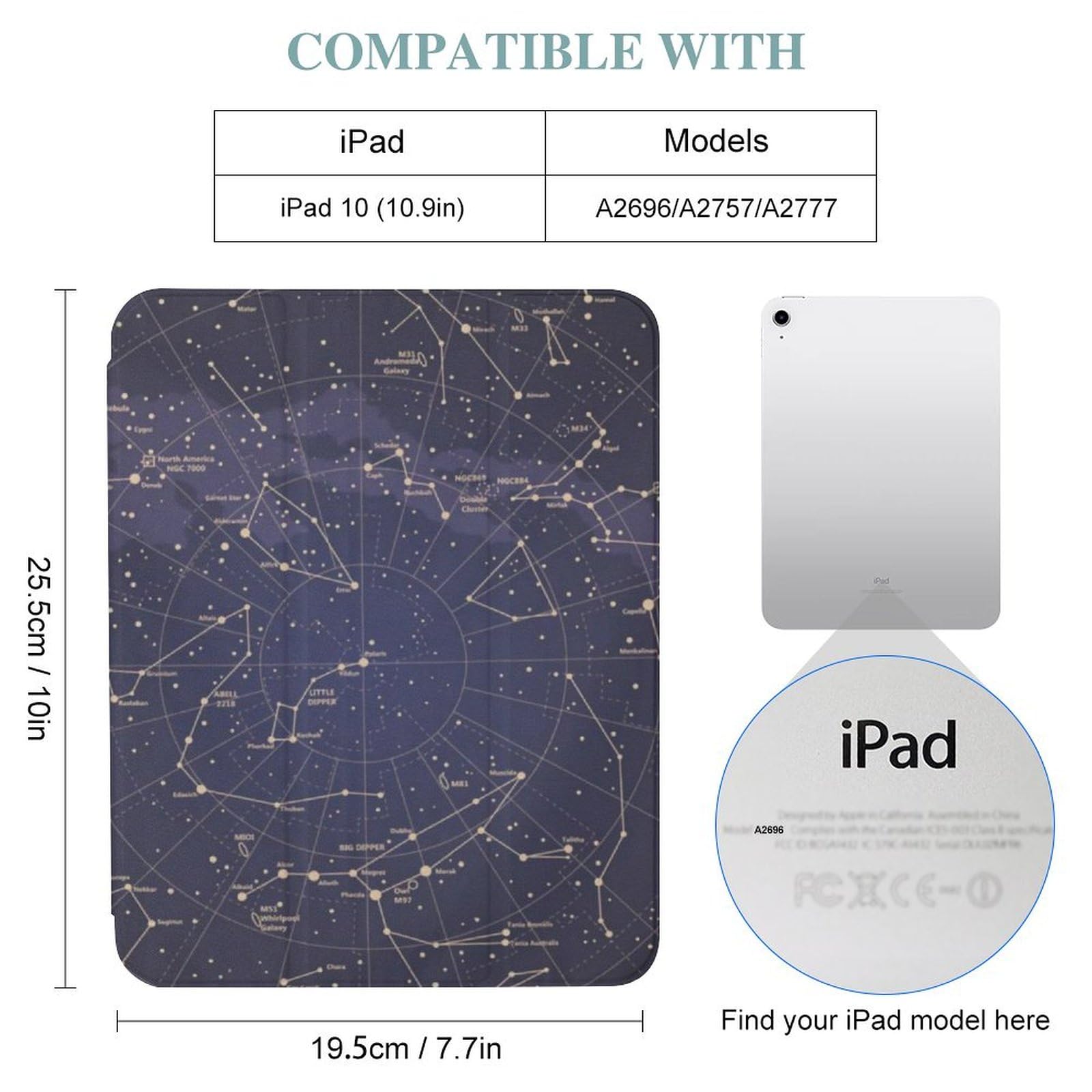 Amazon.co.jp: 星と星座 星空 スペース iPad 第11世代 (A16、2025) /第