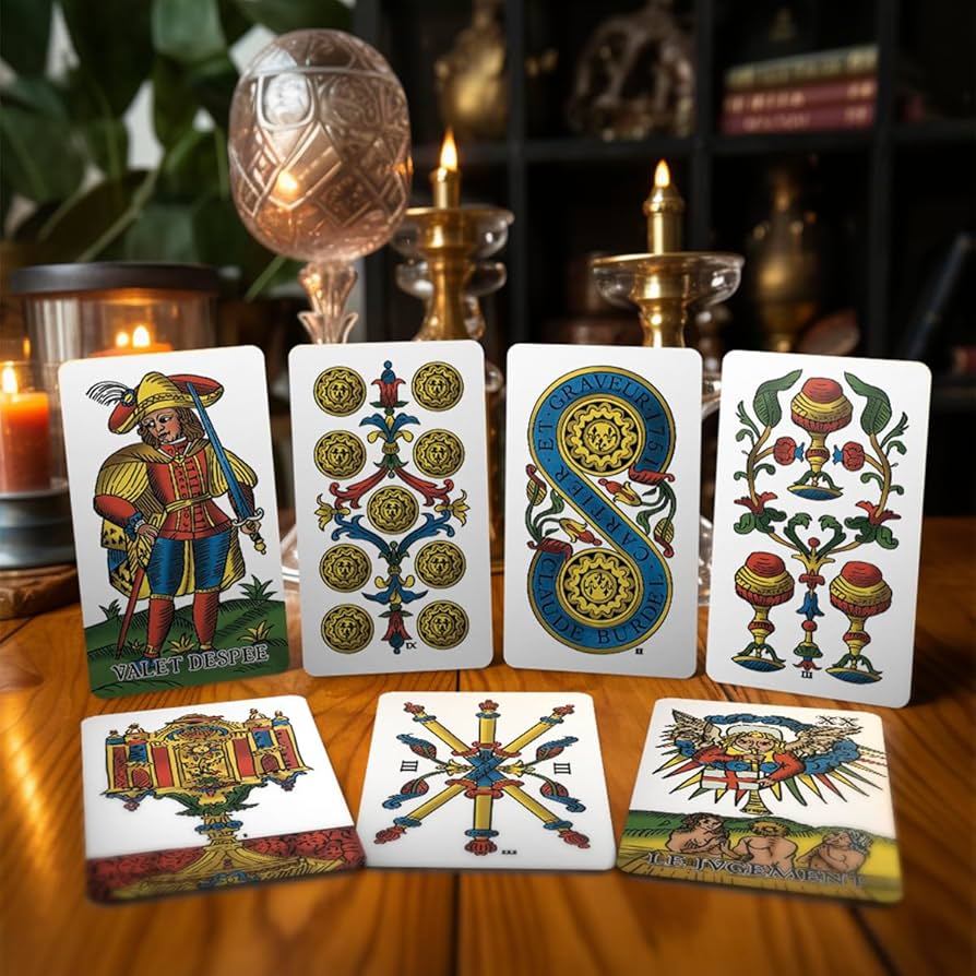 Amazon.com: OMNITO Tarot of Marseille 78 Tarot Card Set