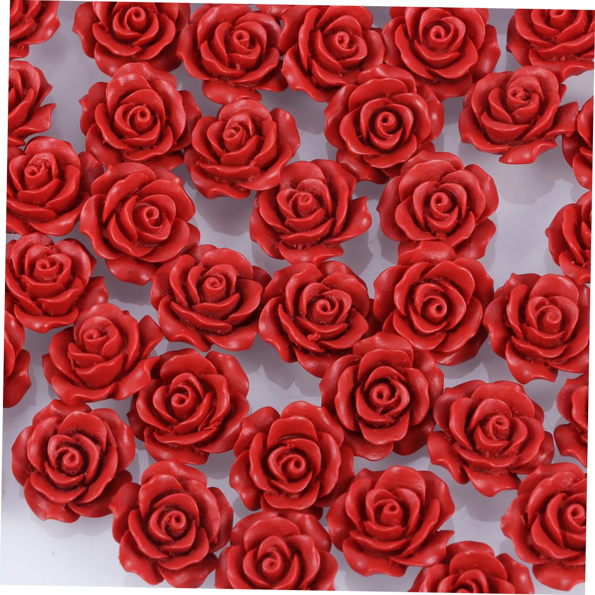 Lurrose 150pièces Perles De Rose Décoratives Fleurs Artisanales pour Bijoux Et Artisanat Accessoires Manuels pour Décoration De Maison Et Boutique