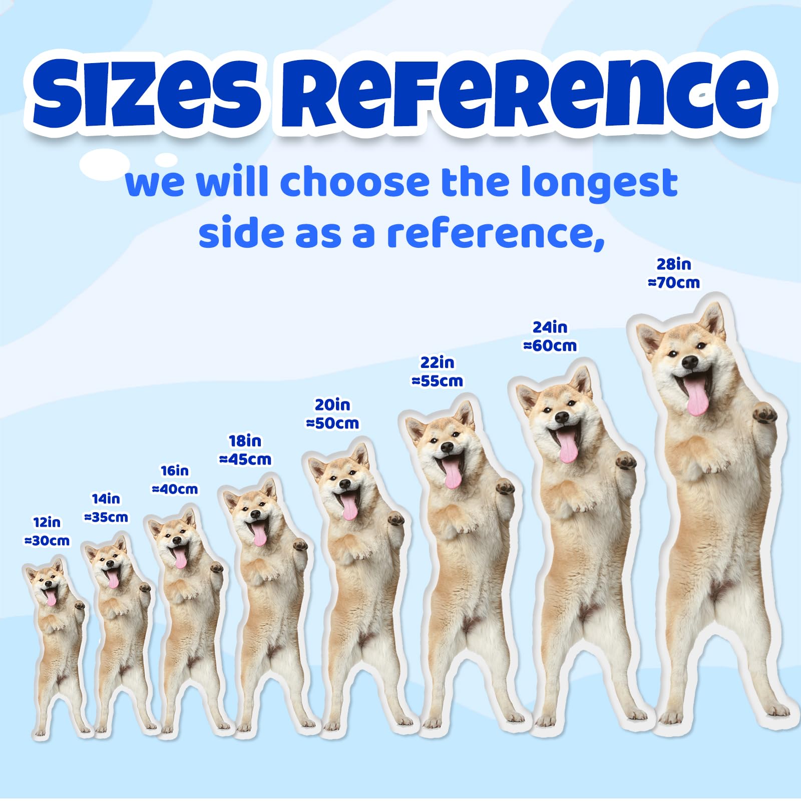 Custom Pillow Customized Face Shaped Pillow Personalized Dog Cat Pet Pillow Customizable Customize Photo Picture Stuffed Animal Pillow Memorial Gifts Double Sided Print