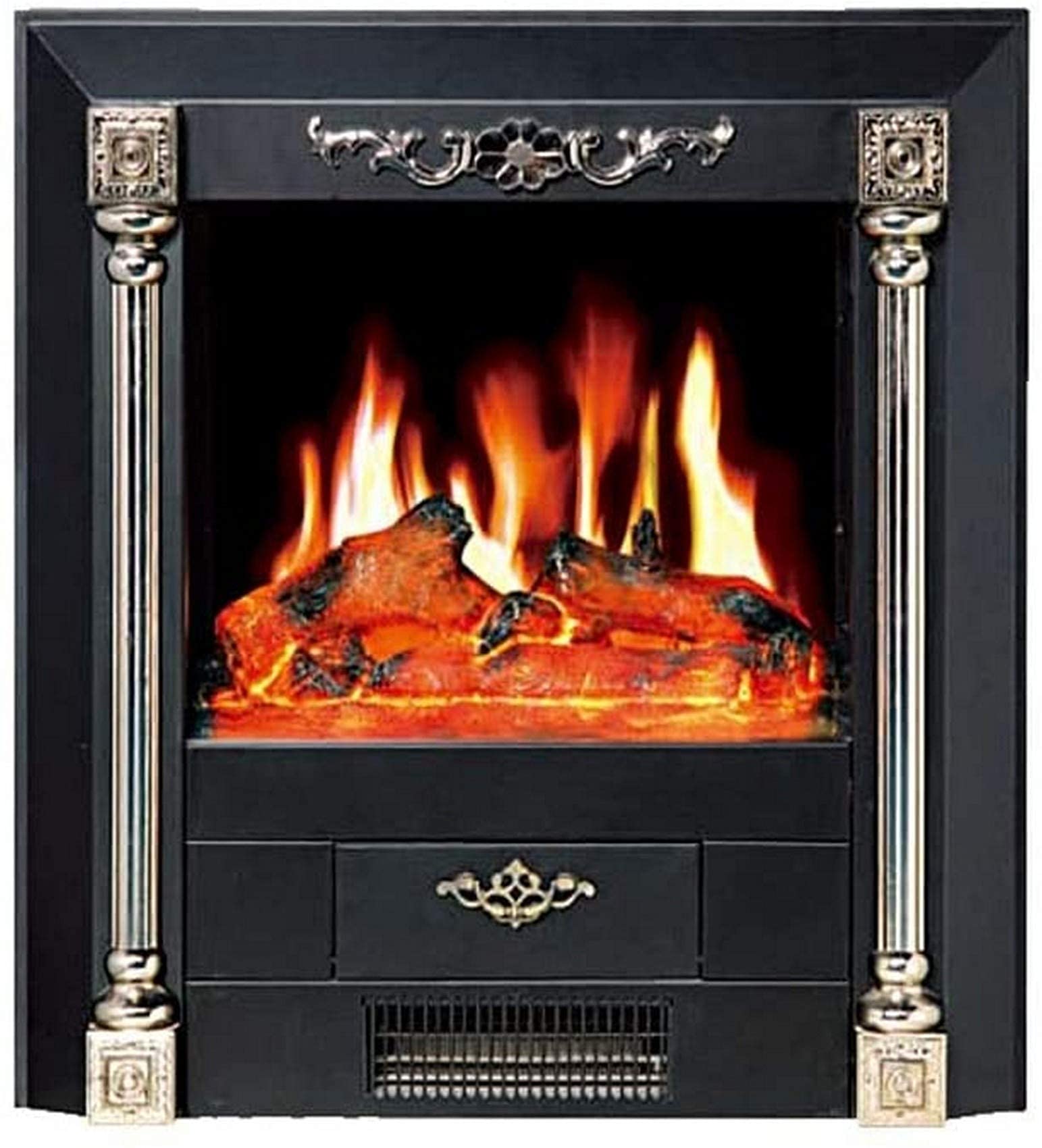 Electric Set, 3D Simulation Fake Wood 750/1500w Heating Stove Core Bottom  Air Outlet 410x255x520mm : Amazon.ca: Tools u0026 Home Improvement