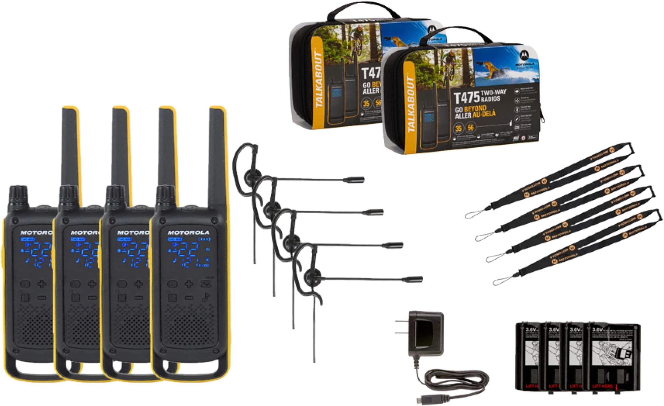 Motorola Talkabout T800 TwoWay Radio, 35 Mile, 12 Pack