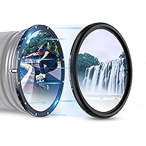 JJC 62mm Filtro ND Variabile True Color ND2.5-ND1000 10 Stop, Filtri ND2.5-ND32 a Densità Neutra Regolabile con Fisso ND32 per Nikkor Z DX 18-140mm F3.5-6.3 70-300mm F4-5.6G Obiettivi, Senza Croce X