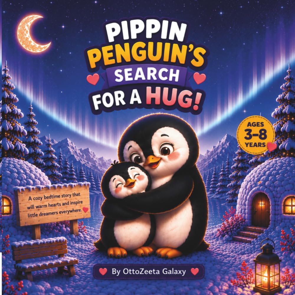 Pippin Penguin's Search for a Hug!: A Heartwarming Bedtime Story of Kindness, Friendship & Love