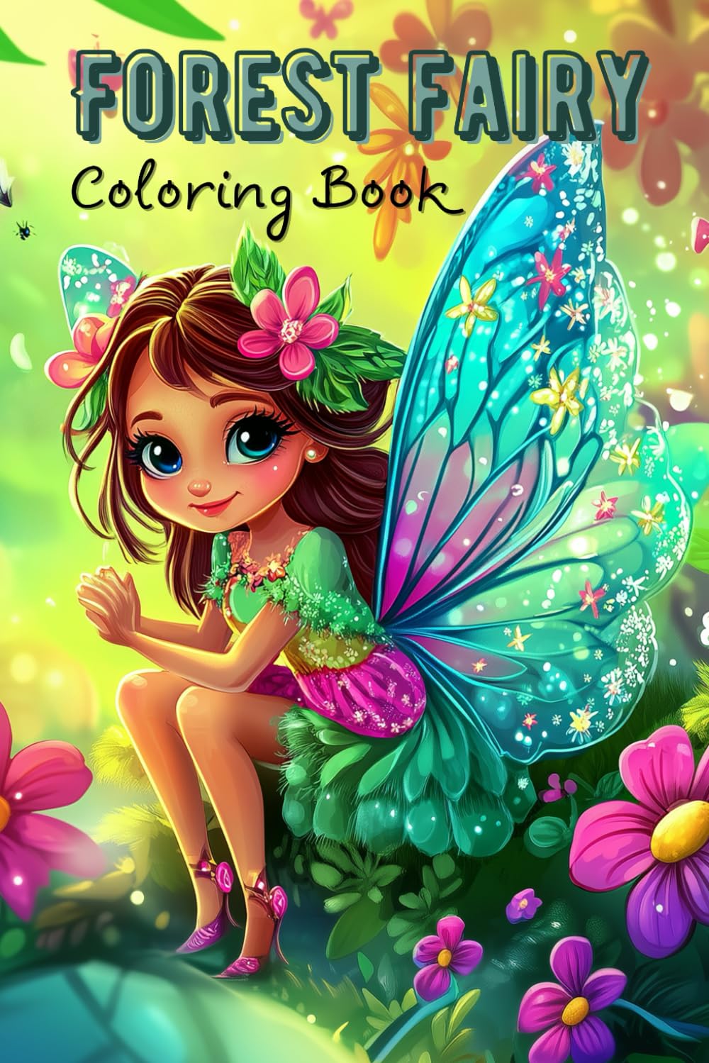 Forest Fairy: Coloring book