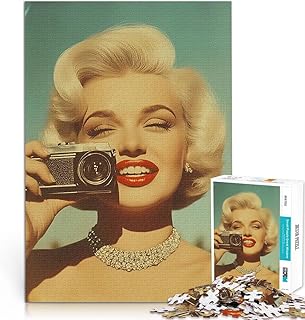 Comprar Puzzles de 1000 Piezas para Adolescentes Glamour fotografiado con cámara Aprendizaje Educativo Colección de Artistas, Bellas Artes 38x26cm