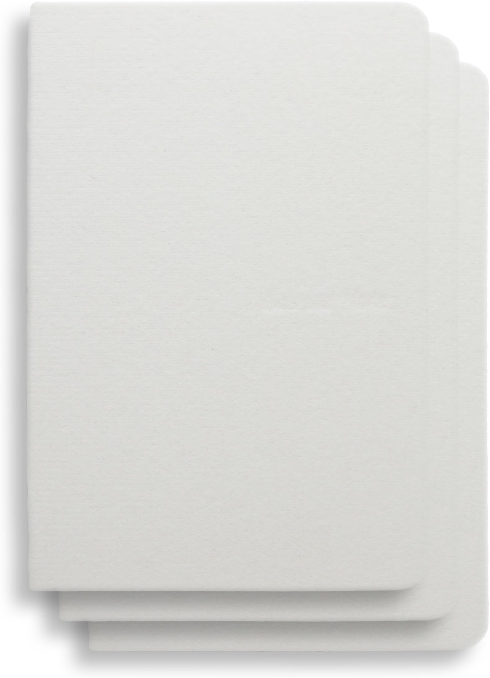 (Pack Of 3)6 x 4 inches Notebook Handmade Soft White Fabric Cover, 200 lined Pages | Lay Flat Binding | Cream Paper, A6 Size