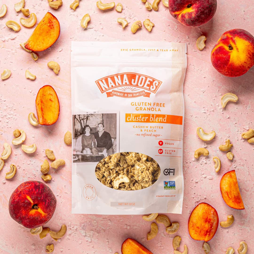 Nana Joes Granola Cluster Blend Cashew, Butter & Peach