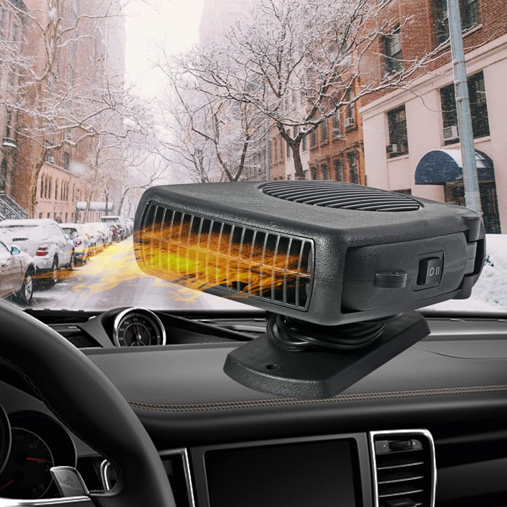 Amazon.com: Car Fan Heater,12V Car Fan Portable Car Heater,2 in 1 Fast ...