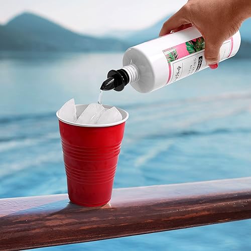 Miniatura 5 de Hidden Flask para licor, botellas falsas de champú y acondicionador y protector solar de 16 onzas para ocultar el alcohol en un crucero, recipientes