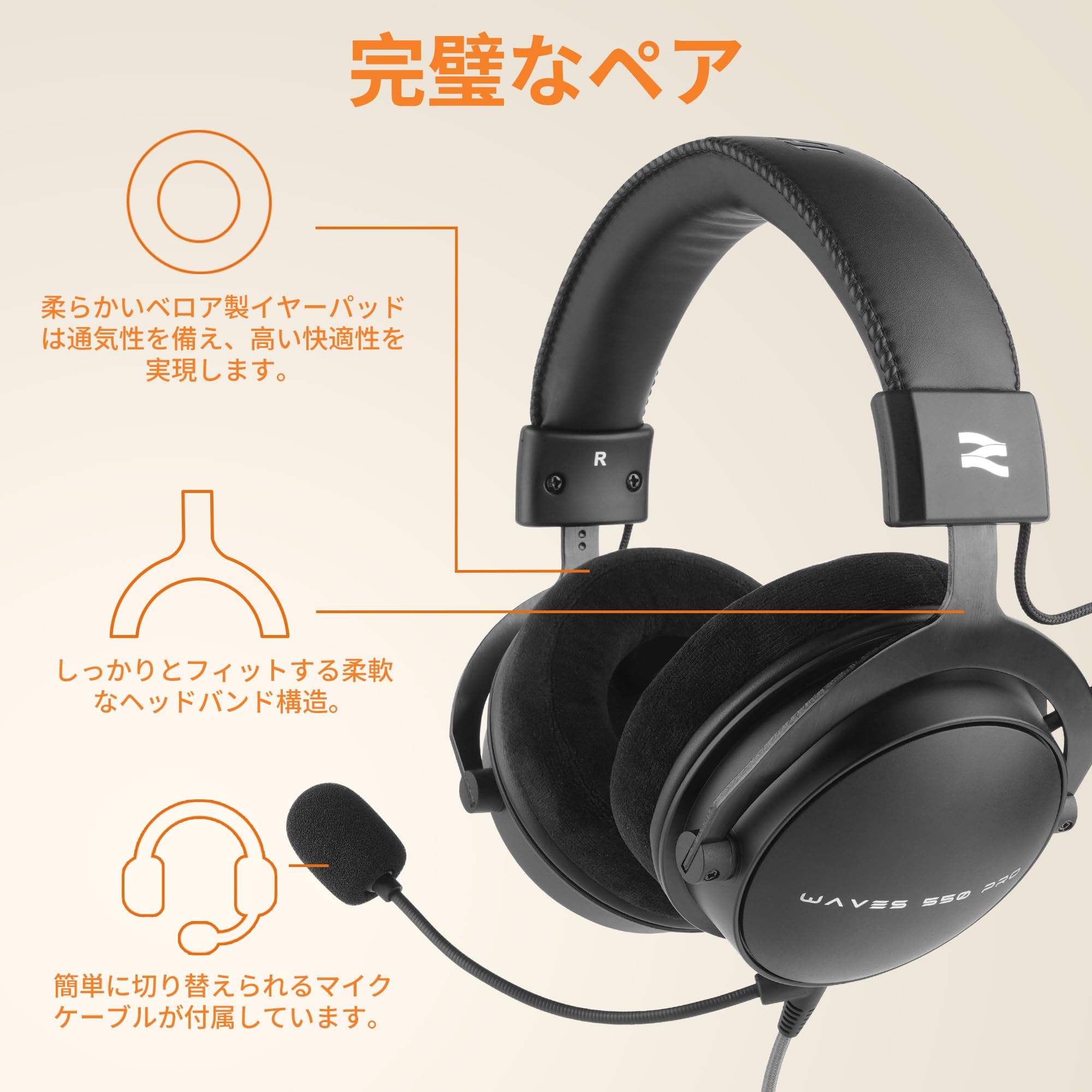 talomen マイク付き有線ヘッドセット W550X Amazon | Talomen モニター ヘッドホン 有線 ヘッドホン マイク